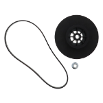 Picture of 1/2 HP Motor Pulley, Nut & Belt