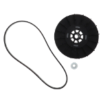 Picture of 1/2 HP Motor Pulley, Nut & Belt